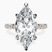 Pre-Designed 14kt Rose Gold Venetia Half Eternity Lab Diamond Ring