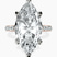 Pre-Designed 10kt Rose Gold Venetia Half Eternity Lab Diamond Ring