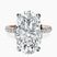 Pre-Designed 18kt Rose Gold Venetia Half Eternity Lab Diamond Ring