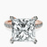 Pre-Designed 18kt Rose Gold Venetia Half Eternity Lab Diamond Ring