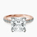 Pre-Designed 10kt Rose Gold Venetia Half Eternity Lab Diamond Ring