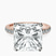 Pre-Designed 14kt Rose Gold Venetia Half Eternity Lab Diamond Ring