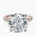 Pre-Designed 10kt Rose Gold Venetia Half Eternity Lab Diamond Ring