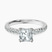 Pre-Designed Platinum Venetia Half Eternity Lab Diamond Ring