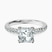 Pre-Designed 18ct White Gold Venetia Half Eternity Lab Diamond Ring