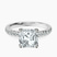 Pre-Designed Platinum Venetia Half Eternity Lab Diamond Ring