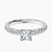 Pre-Designed 10kt White Gold Venetia Half Eternity Lab Diamond Ring