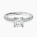 Pre-Designed Platinum Venetia Half Eternity Lab Diamond Ring
