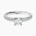 Pre-Designed 10kt White Gold Venetia Half Eternity Lab Diamond Ring