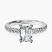 Pre-Designed Platinum Venetia Half Eternity Lab Diamond Ring