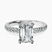 Pre-Designed Platinum Venetia Half Eternity Lab Diamond Ring