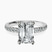 Pre-Designed Platinum Venetia Half Eternity Lab Diamond Ring