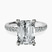 Pre-Designed Platinum Venetia Half Eternity Lab Diamond Ring