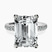 Pre-Designed 10kt White Gold Venetia Half Eternity Lab Diamond Ring