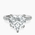 Pre-Designed Platinum Venetia Half Eternity Lab Diamond Ring