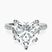 Pre-Designed Platinum Venetia Half Eternity Lab Diamond Ring