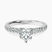 Pre-Designed 14kt White Gold Venetia Half Eternity Lab Diamond Ring