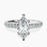 Pre-Designed Platinum Venetia Half Eternity Lab Diamond Ring