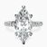 Pre-Designed Platinum Venetia Half Eternity Lab Diamond Ring