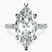 Pre-Designed Platinum Venetia Half Eternity Lab Diamond Ring