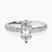 Pre-Designed Platinum Venetia Half Eternity Lab Diamond Ring