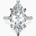 Pre-Designed Platinum Venetia Half Eternity Lab Diamond Ring