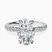 Pre-Designed 10kt White Gold Venetia Half Eternity Lab Diamond Ring