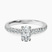 Pre-Designed 10kt White Gold Venetia Half Eternity Lab Diamond Ring