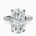 Pre-Designed Platinum Venetia Half Eternity Lab Diamond Ring