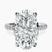 Pre-Designed 10kt White Gold Venetia Half Eternity Lab Diamond Ring