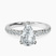 Pre-Designed 14kt White Gold Venetia Half Eternity Lab Diamond Ring