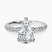 Pre-Designed 10kt White Gold Venetia Half Eternity Lab Diamond Ring