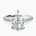 Pre-Designed Platinum Venetia Half Eternity Lab Diamond Ring