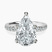 Pre-Designed Platinum Venetia Half Eternity Lab Diamond Ring