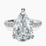 Pre-Designed Platinum Venetia Half Eternity Lab Diamond Ring