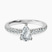 Pre-Designed 14kt White Gold Venetia Half Eternity Lab Diamond Ring