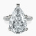 Pre-Designed Platinum Venetia Half Eternity Lab Diamond Ring