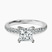 Pre-Designed Platinum Venetia Half Eternity Lab Diamond Ring