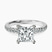 Pre-Designed 18ct White Gold Venetia Half Eternity Lab Diamond Ring