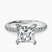 Pre-Designed Platinum Venetia Half Eternity Lab Diamond Ring
