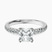 Pre-Designed Platinum Venetia Half Eternity Lab Diamond Ring