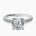 14ct White Gold Venetia Half Eternity Lab Diamond Ring