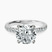 Pre-Designed Platinum Venetia Half Eternity Lab Diamond Ring
