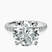 Pre-Designed 10kt White Gold Venetia Half Eternity Lab Diamond Ring