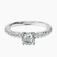 Pre-Designed 10kt White Gold Venetia Half Eternity Lab Diamond Ring