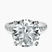 Pre-Designed 10kt White Gold Venetia Half Eternity Lab Diamond Ring
