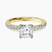 Pre-Designed 14kt Yellow Gold Venetia Half Eternity Lab Diamond Ring