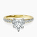 Pre-Designed 14kt Yellow Gold Venetia Half Eternity Lab Diamond Ring