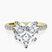 Pre-Designed 14kt Yellow Gold Venetia Half Eternity Lab Diamond Ring
