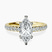 Pre-Designed 14kt Yellow Gold Venetia Half Eternity Lab Diamond Ring